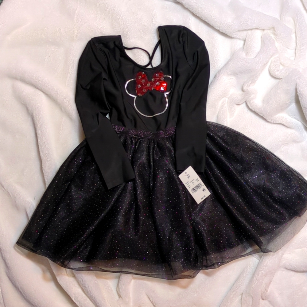 Disney Junior Minnie Mouse Leotard With Skirt 5T